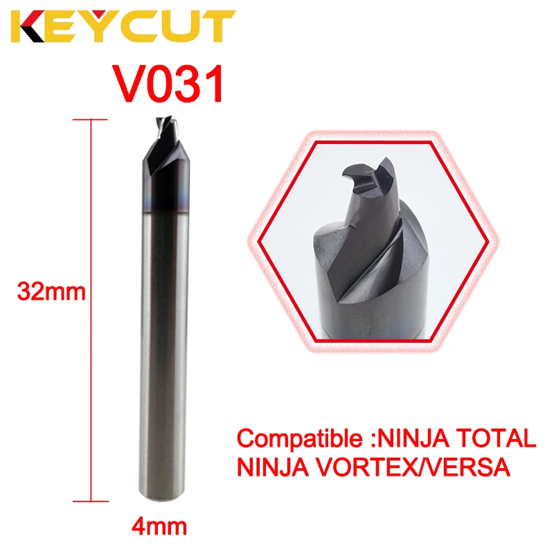 Keyline Milling Cutter V031 Fits KEYLINE NINJA TOTAL Keyline Vortex KEYLINE Versa Key Machine Aftermarket