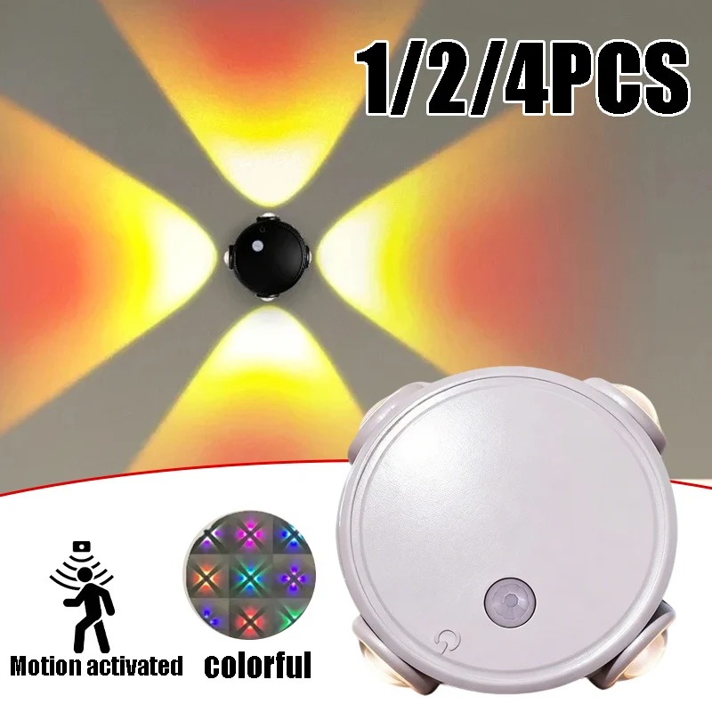 

Профессиональный ночник с активацией движения, перезаряжаемый беспроводной магнитный настенный светильник для прикроватной тумбочки и прихожей