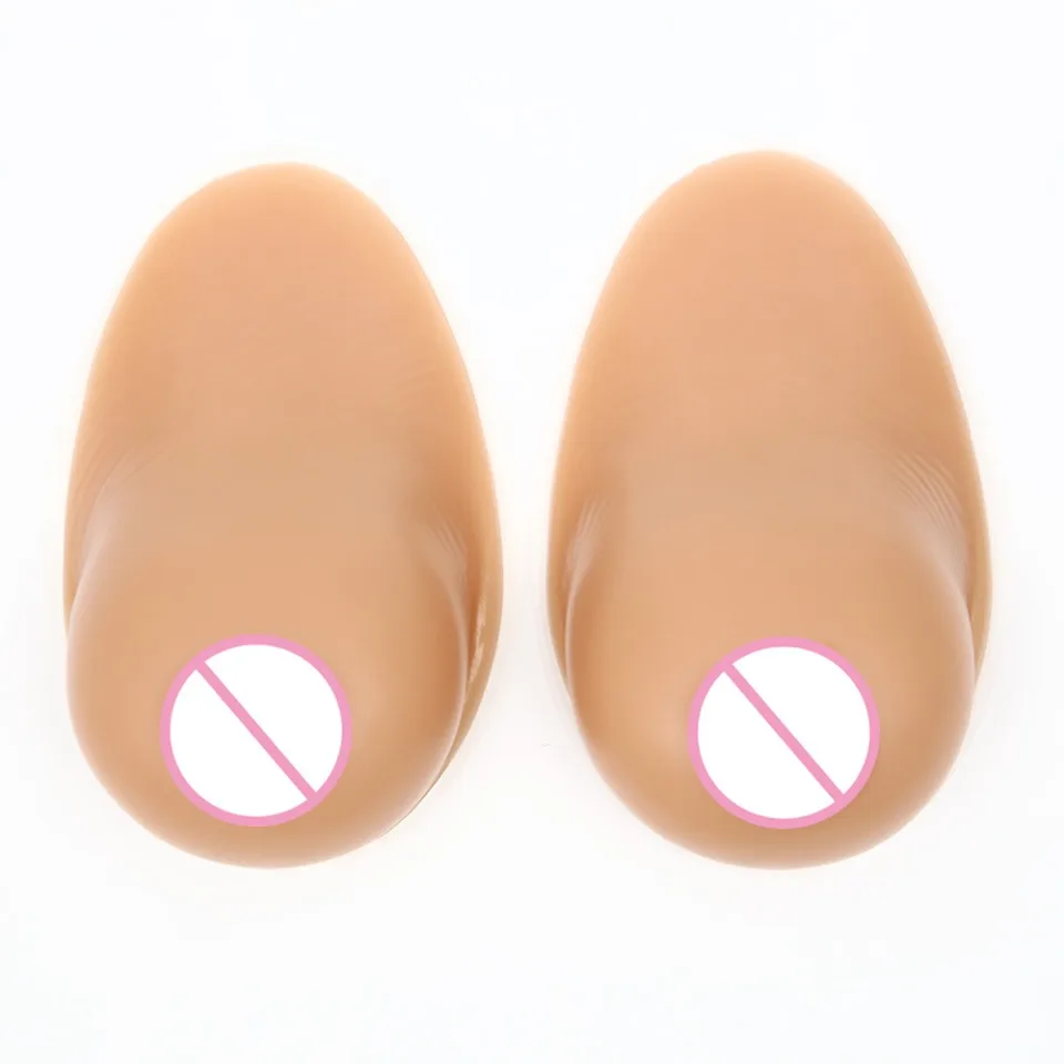 Upgraded Waterdroplet Shaped Silicone Prosthetic Breast Cosplay Crossdresser Transgender Fake Breast Simulated Liquid Silicone