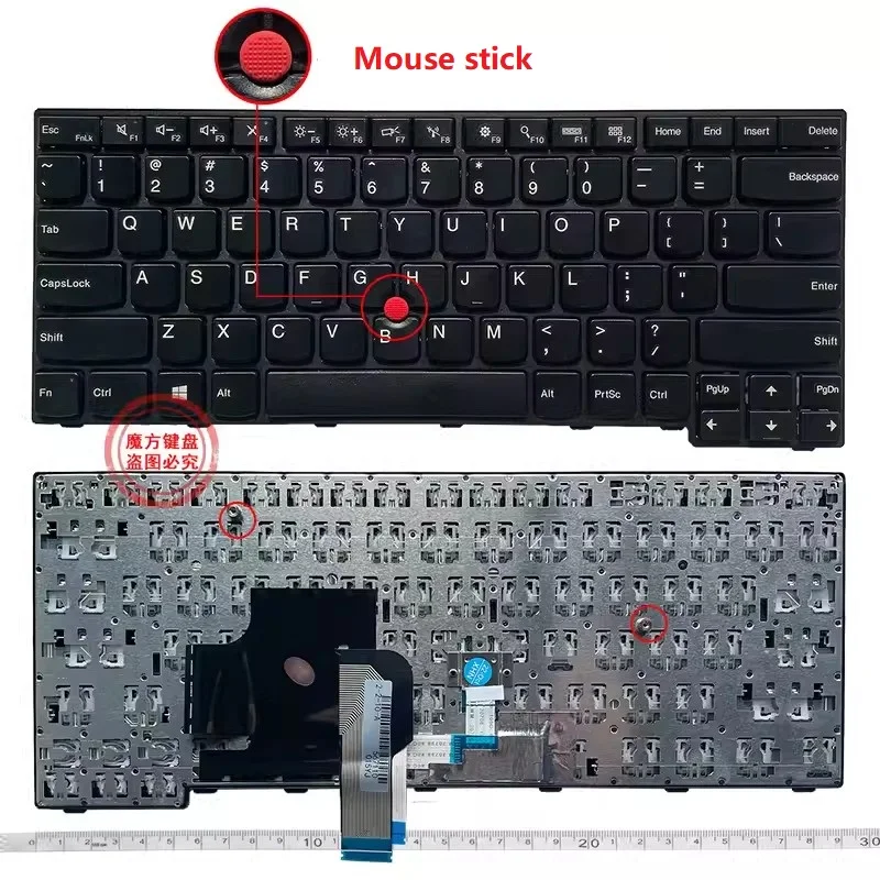 New US Keyboard for IBM Lenovo E450 E455 E450C W450 E460 E465 English Keyboard