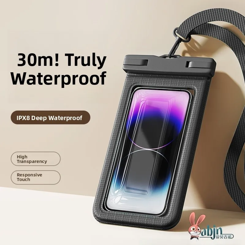 

Водонепроницаемый чехол для телефона большой вместимости для плавания и дайвинга, прозрачный герметичный футляр для подводной съемки и дрифтинга.