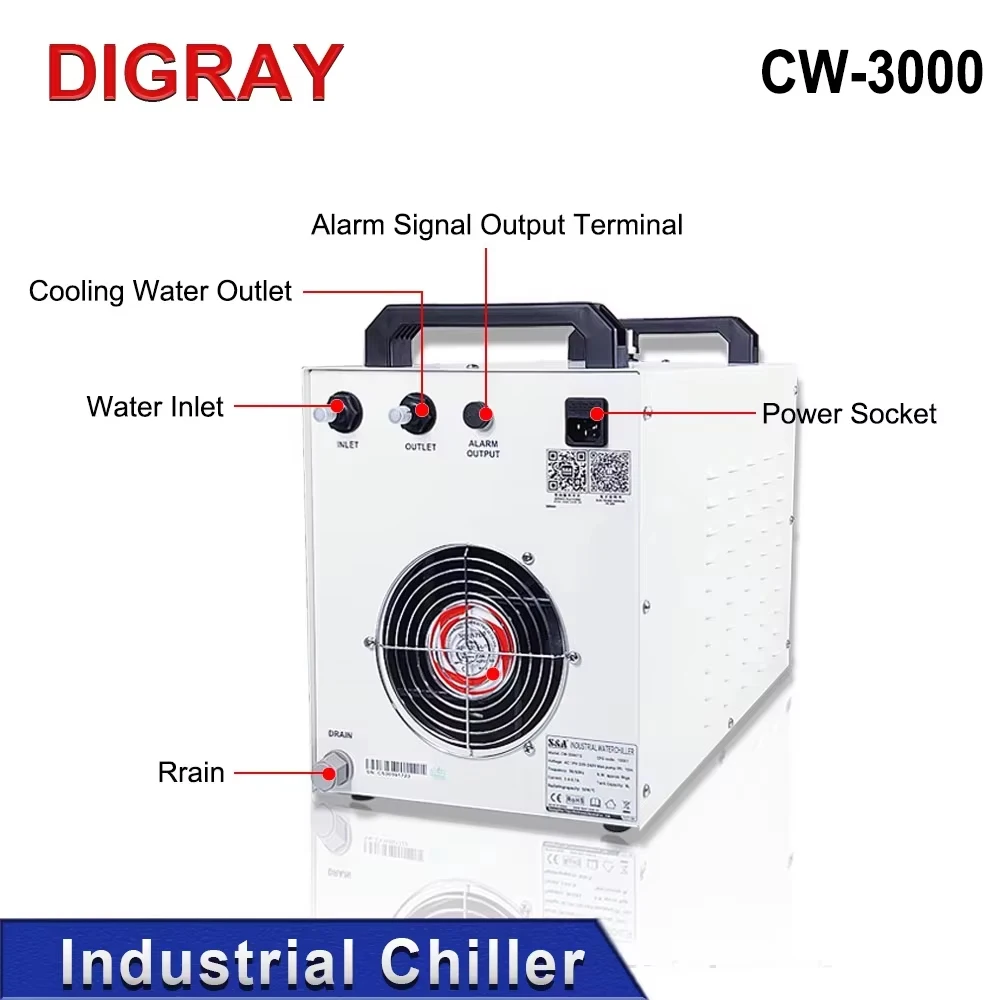 Промышленный чиллер DIGRAY CW3 – обзор и цена Industrial Laser Cutting