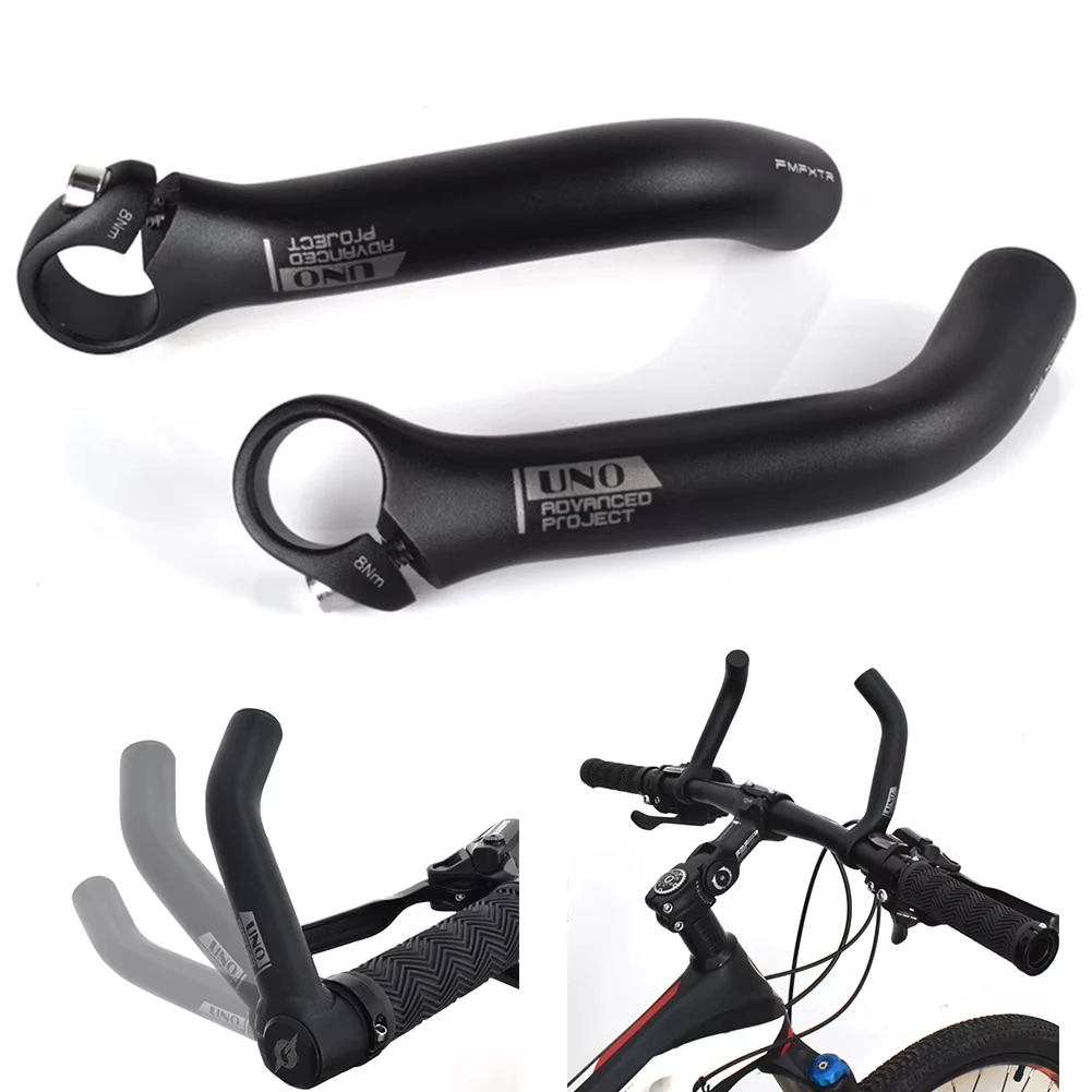1 Pair Aluminum Alloy Mountain Bicycle Handlebars Auxiliary Riding Horn Rest Handlebars Bike Accessories Cycling Bar Ends