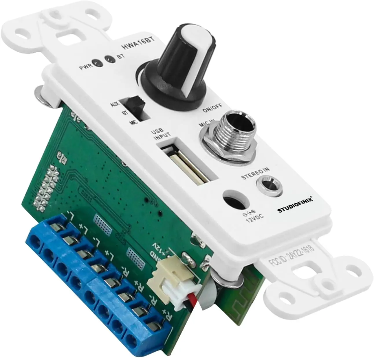 

4-канальный настенный аудиоусилитель-ресивер для домашних кинотеатров