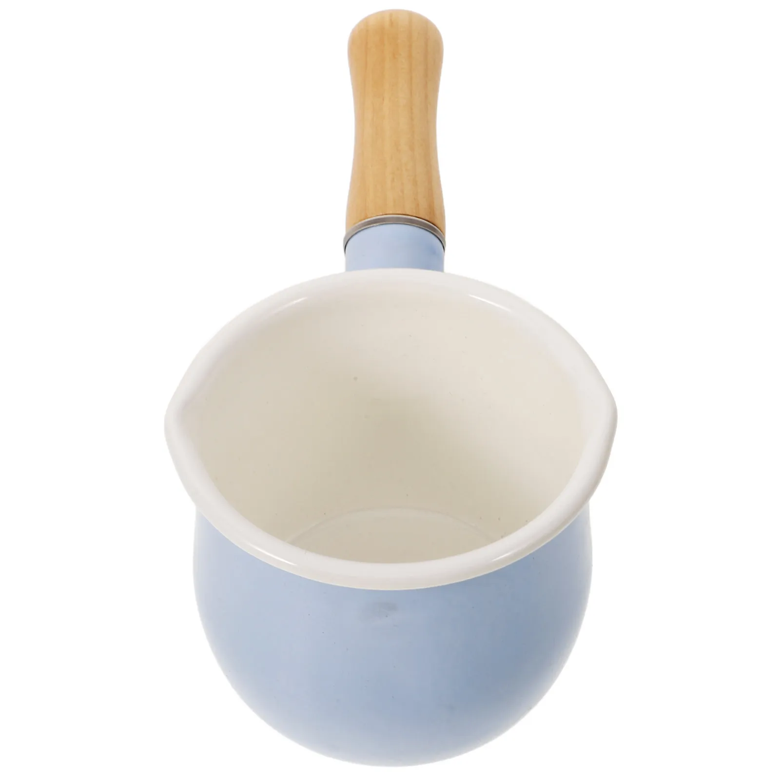 

Milk Pot Small Saucepan Non-Stick Multi-Function Baby Food Cooking Enamel Kitchen Heating Pan for Milk Soup Sauces Oatmeal