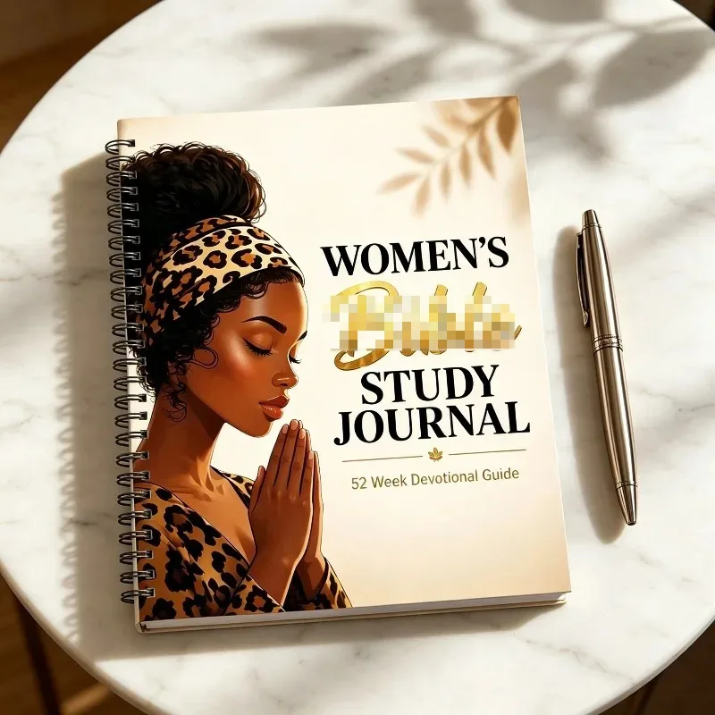 Women’s Bible Study Journal – 52 Week Devotional Planner, Daily Scripture & Guided Prayer Notebook, Christian Gift for Women