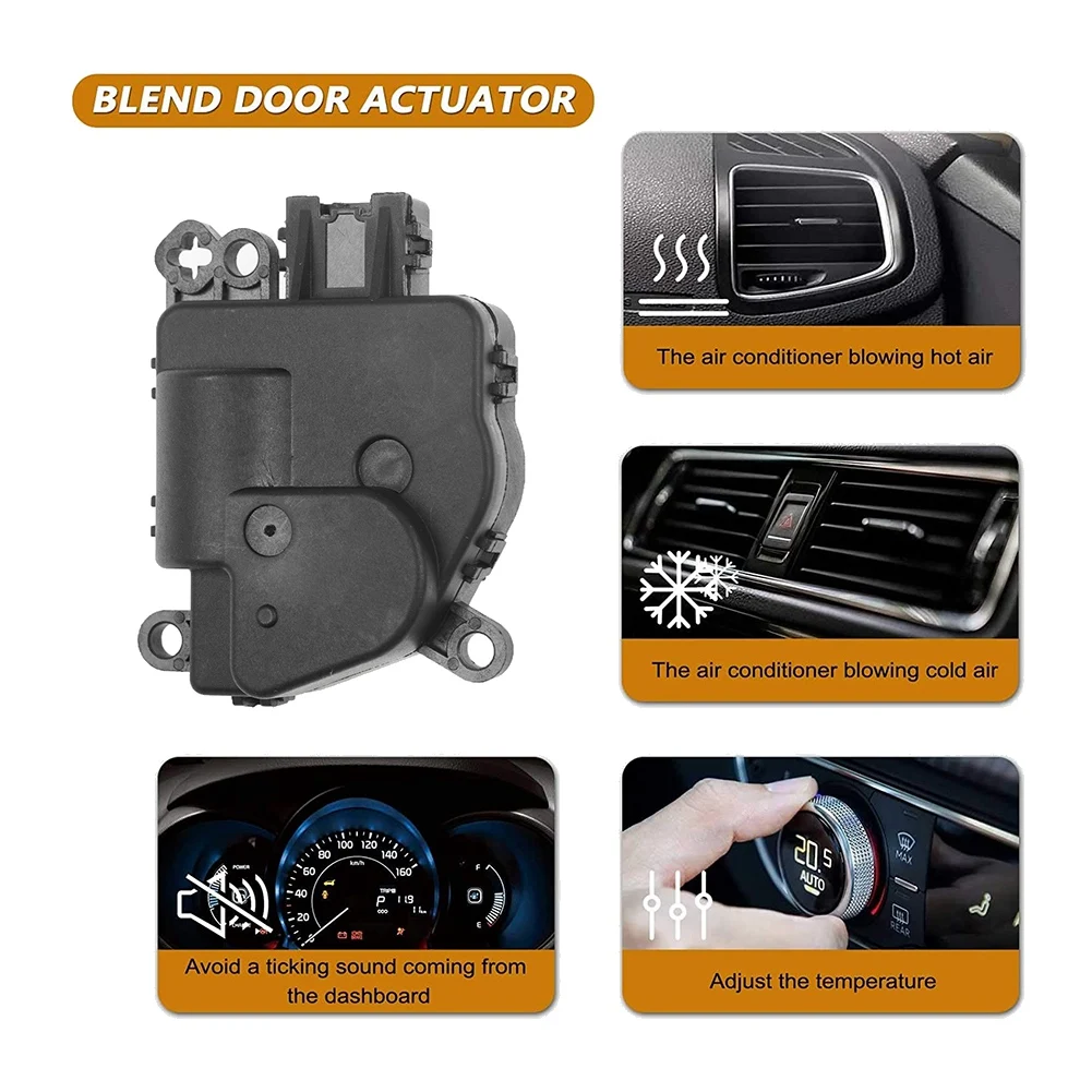 604-038 HVAC Heater Blend Air Door Actuator for 2009-2012 Ram 1500 2500 3500 68048902AA 68048902AB(2