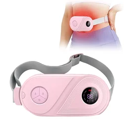 TAKROL Waist Massager Warm Uterine Electric Period Cramp Massager Vibrator Heating for Menstrual Relief Belt Care Waist Stomach