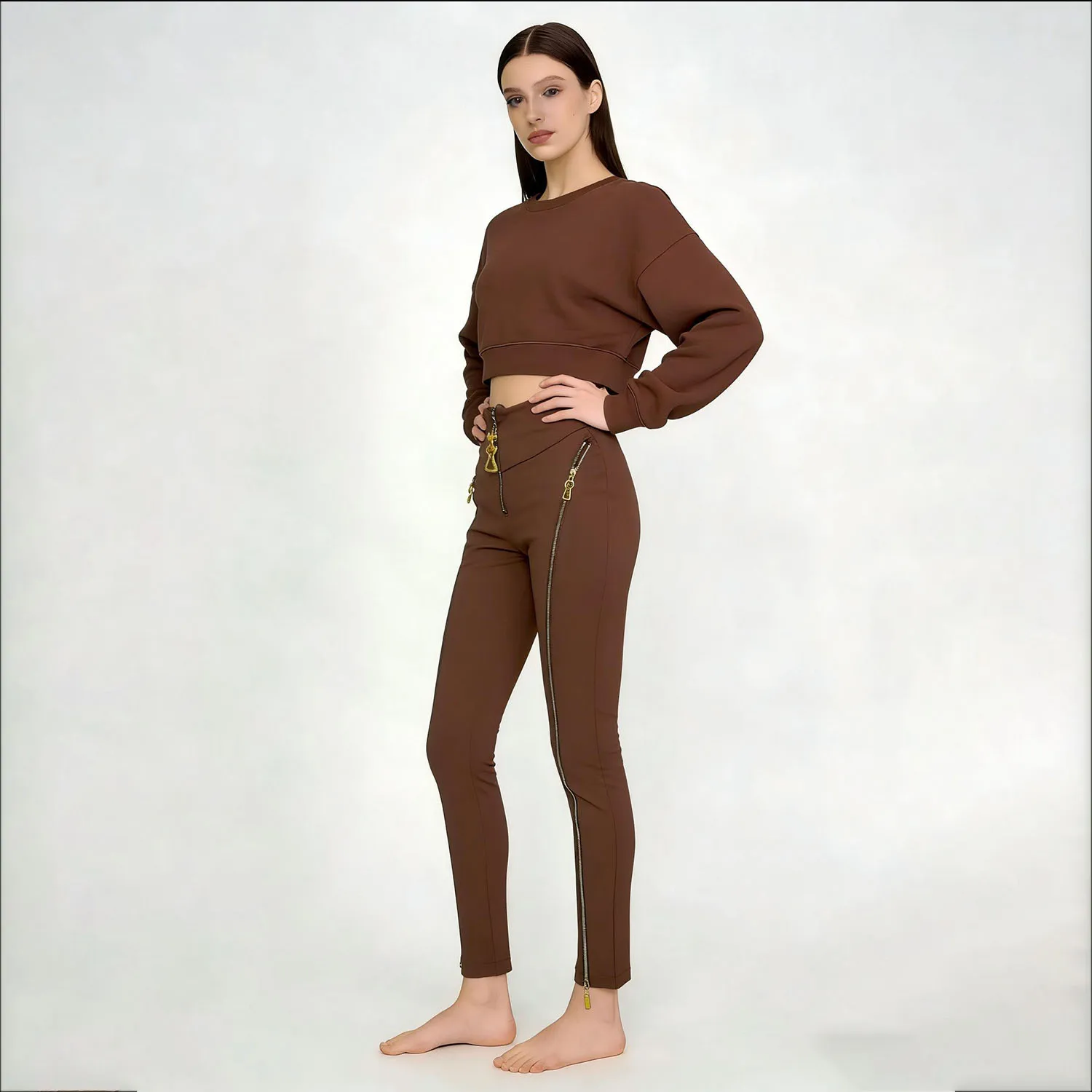 LIMO Women's Slim Fit Metal Zipper, Smooth Lines That Highlight Body Curves, Perfect for All Casual Occasions Pants
