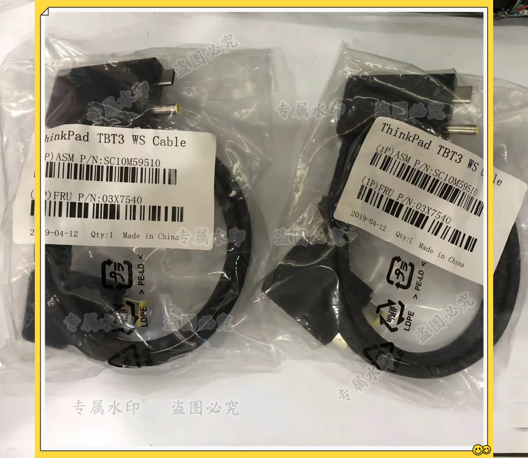 

FOR Lenovo ThinkPad Thunderbolt 3 Dock Gen2 P15 P17 SC10M59510 USB Workstation Base Expansion Dock Data Cable Passive 230W