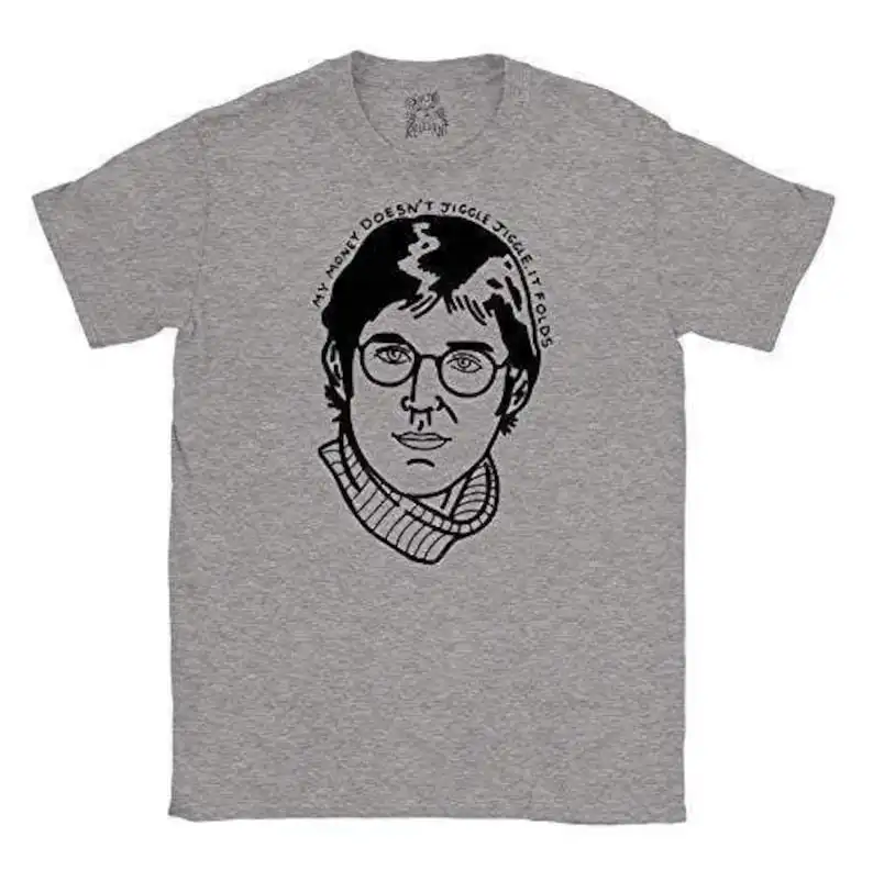 Louis Theroux T-Shirt My Money Doesn't Jiggle It Folds Apparel Weird Weekends