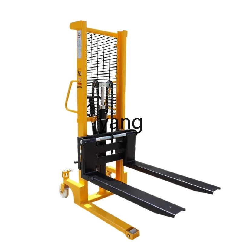 LXL Manual Hydraulic Stacker Pallet Lift Car Loader Forklift Hydraulic