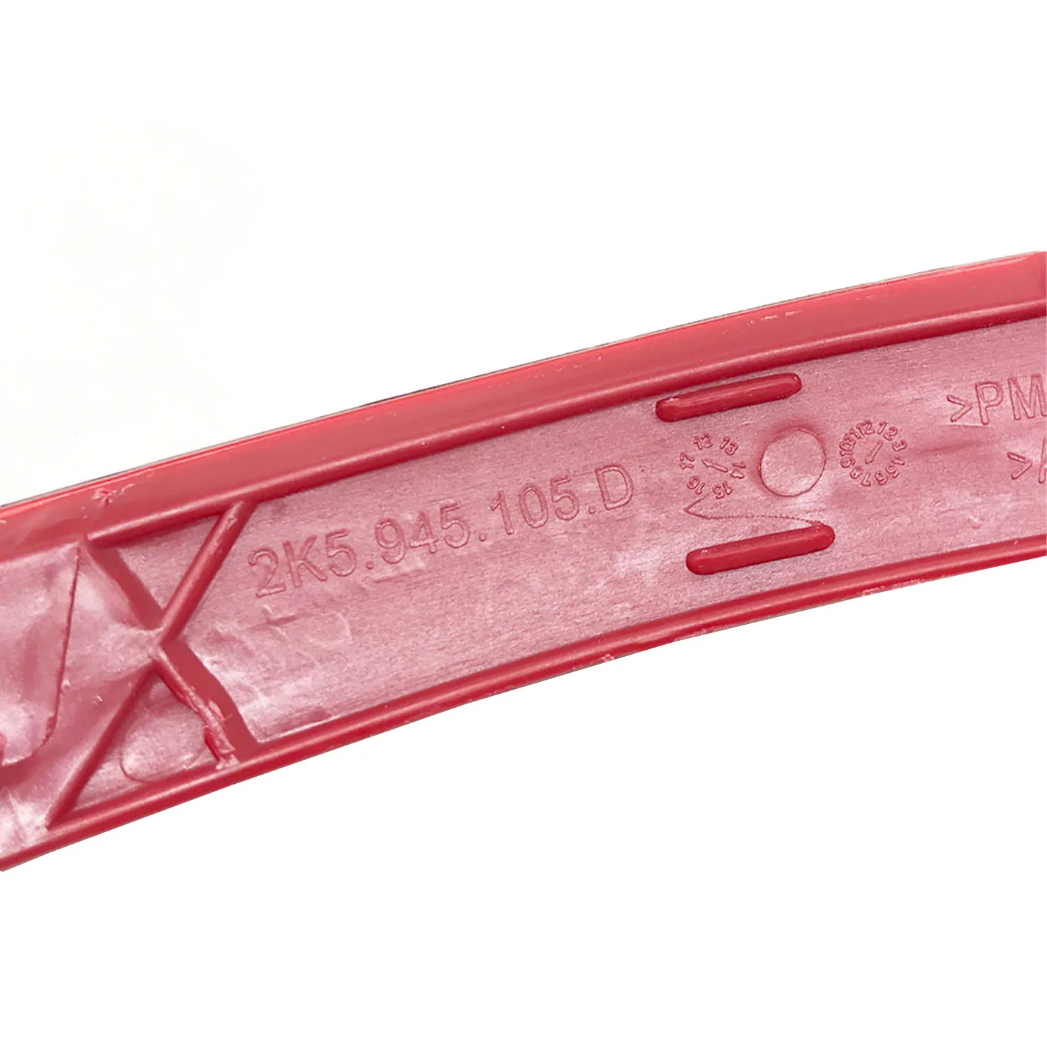 Right Left Rear Bumper Relfector Red Lens Reflective Strip for For VW Caddy MKIV 4 2016 2017 2018 2019 2020 2021 2022 No Bulb view 5