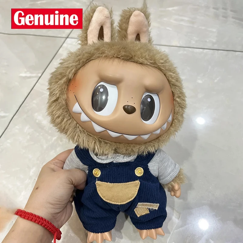 

Оригинальная серия Labubu, аниме-фигурка Time To Chill, 37 см, подвижная кукла с глазами, модель игрушки, украшение для дома, милый подарок на день рождения для ребенка