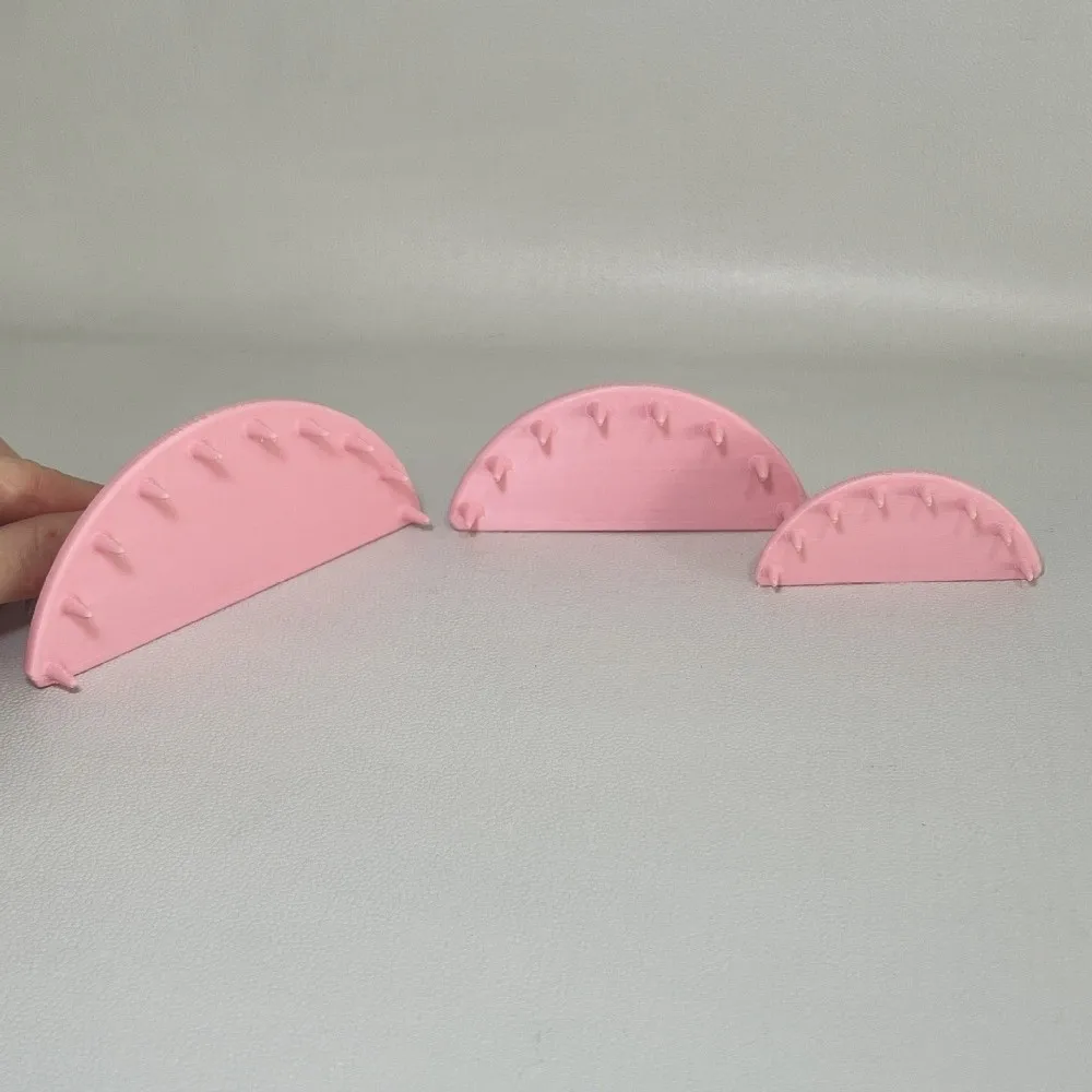 3Pcs Plastic Cake Curve Tools Curved Edge Reusable Cake Smoothing Tools Evenly Applying 6-10 Inch Cakes Cake Cream Applicator