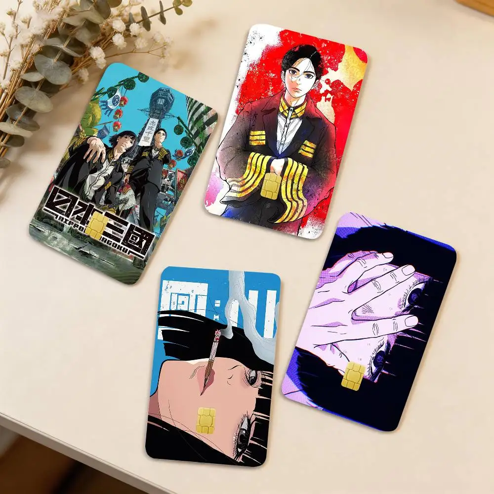 

N-Nippon S-Sangoku 4pcs 1Set Film Skin for Debit Credit Bank Visa Card Decal Cover