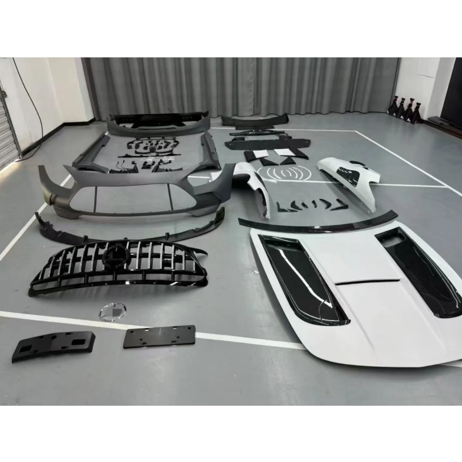 

Upgrade Modification KitHigh Quality Car Bumper Black Series Body Kit Suitable For MercedesBenz AMGs GT GTS BS Wide Body Kit