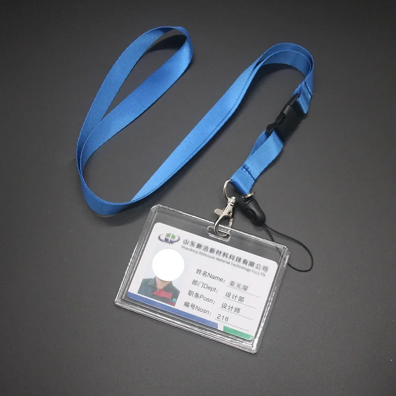 50pcs Free Custom colorful Logo Safety Hanging Neck Lanyard Keychain Straps for Phone Strap ID Card Badge Holder Rope 2cm Width