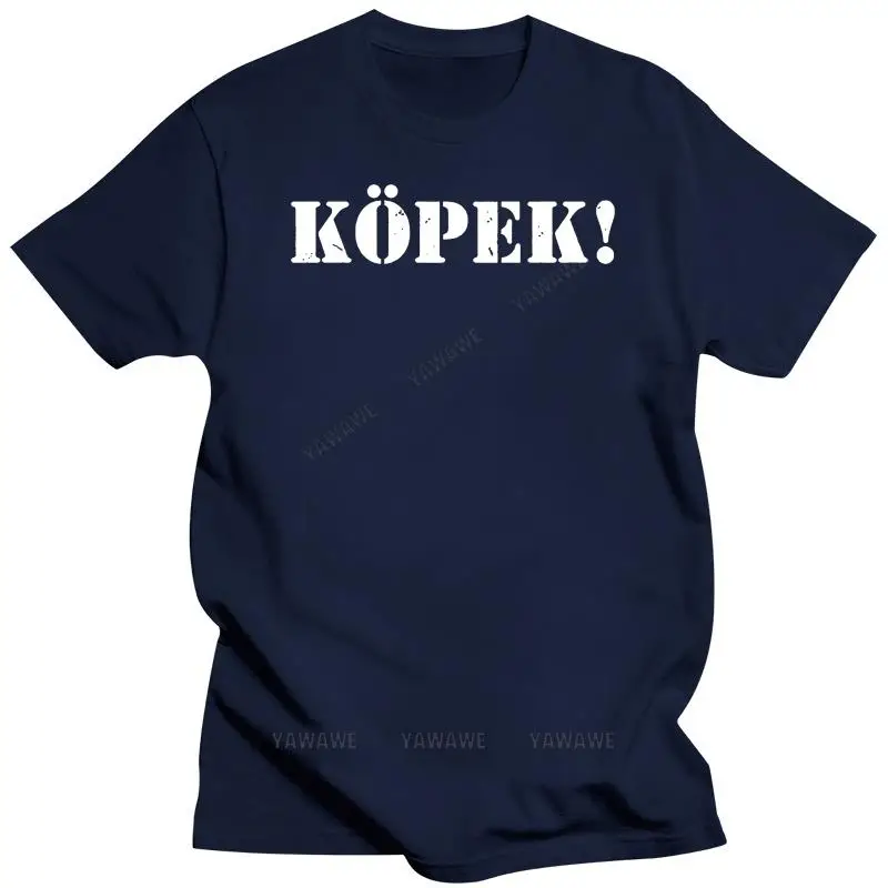 Men's KoPEK dog turkish turk present funny mean gift t shirt Customized cotton S-XXXL male Crazy Basic Spring mens tshirt