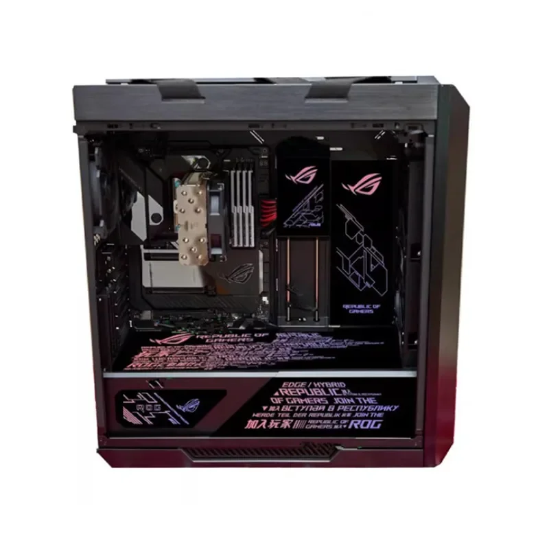 

Чехол MOD ROG GX601 RGB Lighting Panel Strix Helios PSU GPU Кронштейн ARGB Light Board Настраиваемая игровая пластина для ПК AURA SYNC