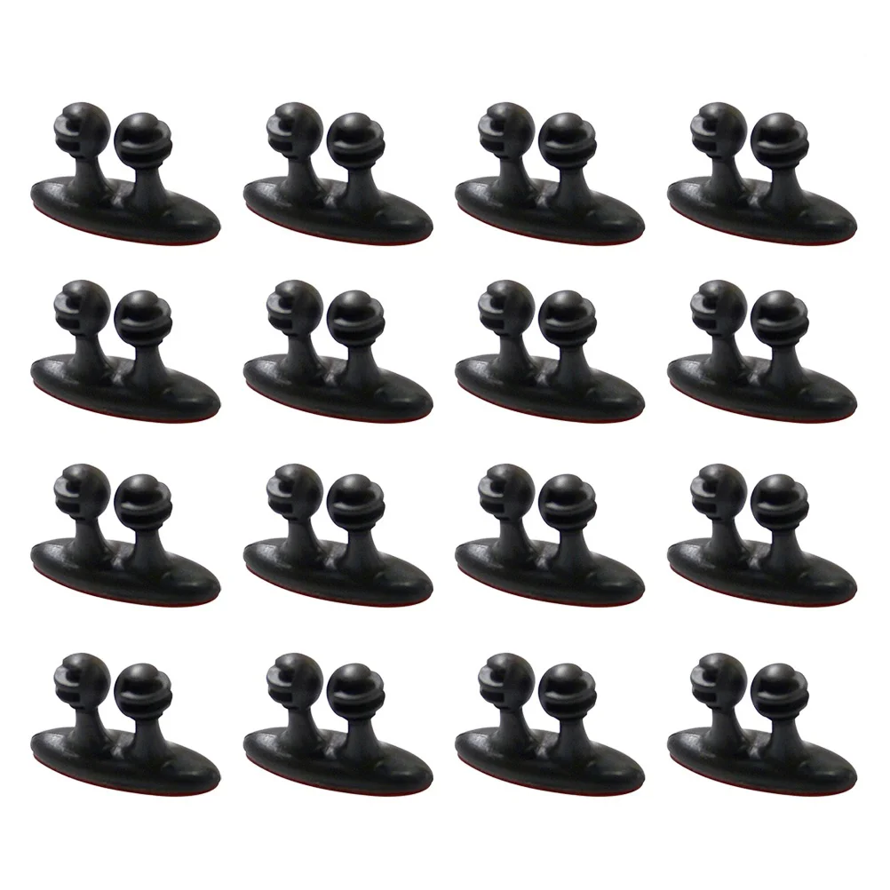 16 Pcs Thread Holder Cord Organizer Clips Cable Management Self Adhesive Line Card Clamp Wire