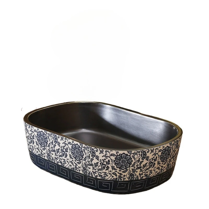 

countertop basin ceramic oval washbasin modern simple bathroom washbasin