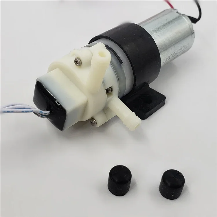 

DC 6V-12V Diaphragm Water Pump with Long-life Carbon Brush 370 Motor Self-Priming Suction Pump with Water Flow Sensor 0.65L/min