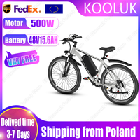 KOOLUX X15 Adult Off-Road Ebike 500W Motor 48V 15.6Ah Removable Battery 26 Inch Tire Electric Bicycle Mountain Electric Bike