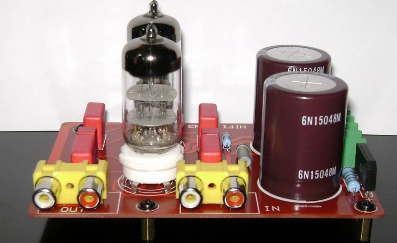 6N3 electronic tube preamplifier finished board (excluding transformer)