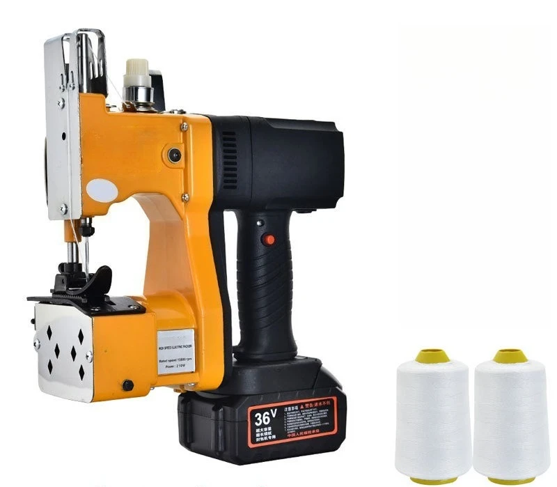 Small rechargeable sewing machine, integrated wireless packet sealing machine, woven bag sealing handheld strapping machine