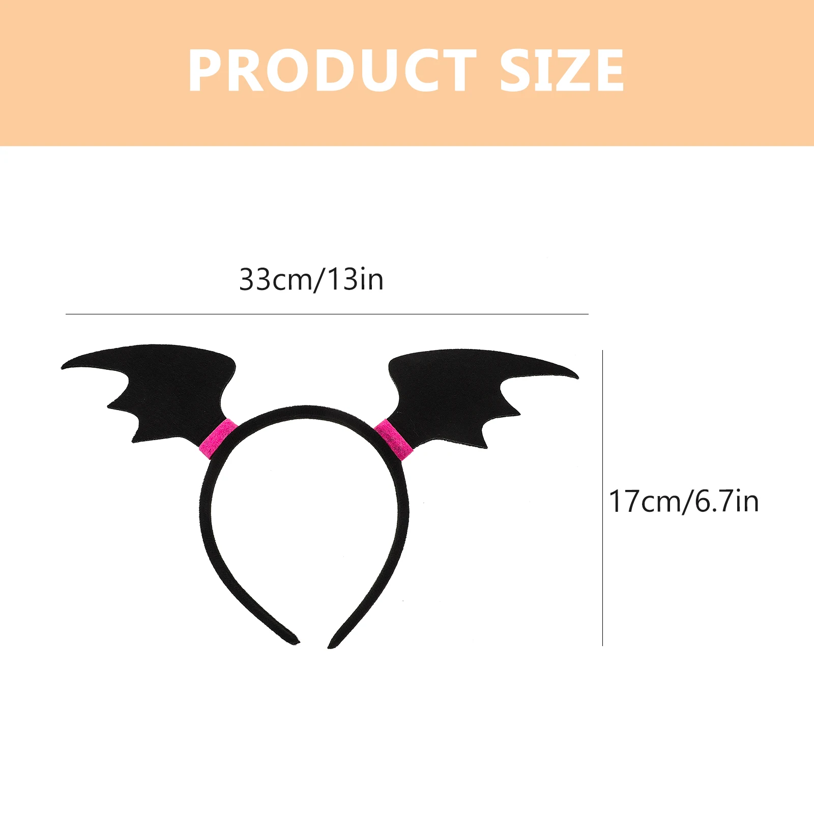 Halloween Headband Bat Wing Headband Halloween Hair Hoop Devil Horn Head Accessory Carnival Masquerade Party Cosplay Headdress