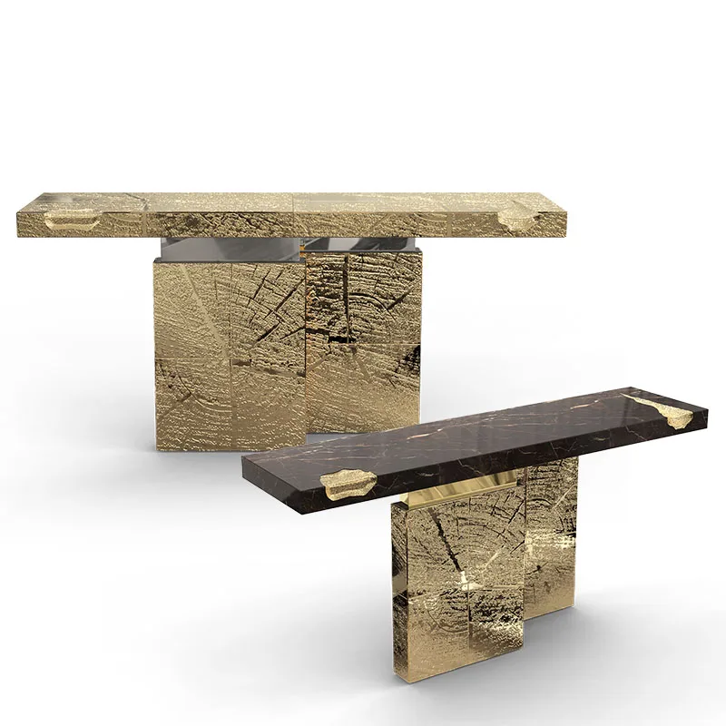 Marble control table, modern entrance porch counter, living room hallway porch table