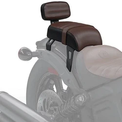 Motorcycle Indian Scout Bobber rear passenger leather seats and rear passenger custom pedals