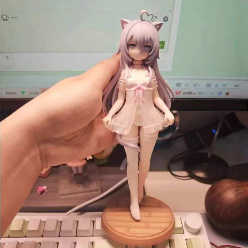 

Stellar House Neko Mochi Alens, оригинальное искусство, масштаб 1/7, мягкая сенсорная краска, фигурка, милая кошачья девушка, Коллекционная модель дисплея