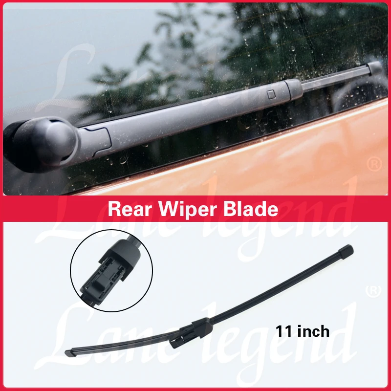 11 "untuk Skoda Yeti 2009-2017 kaca depan belakang Wiper Blade Tailgate jendela mobil sikat hujan Aksesori Mobil