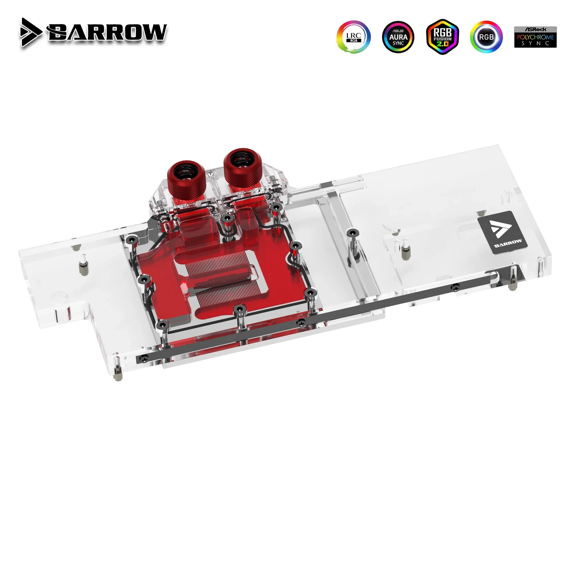 

Barrow GPU Water Block For ZOTAC RTX2080/2070/2060 5V ARGB 3PIN AURA SYNC BS-ZOP2080-PA