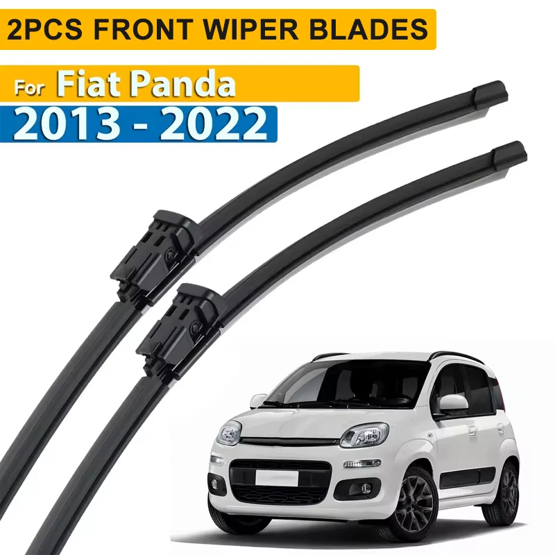 

Wiper LHD Front Wiper Blades For Fiat Panda MK3 2013 - 2022 Windshield Windscreen Clean Window Car Rain Brushes 24''15''