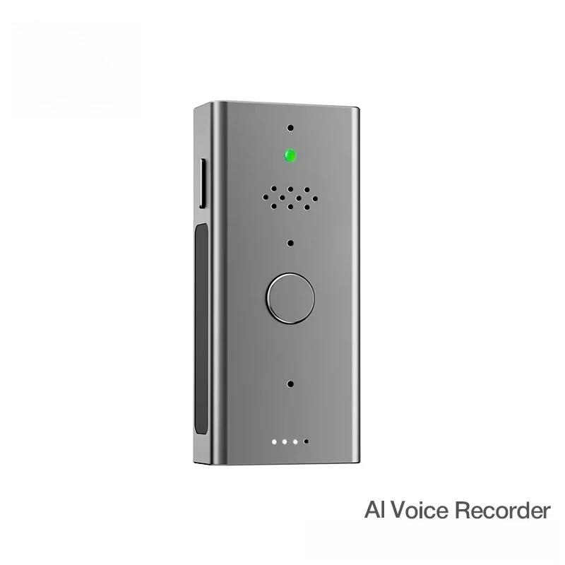 Online Sales Agent Voice Recorder With Ai Advanced Portable AI Voice Recorder BLE WiFi With ChatGPT Integration