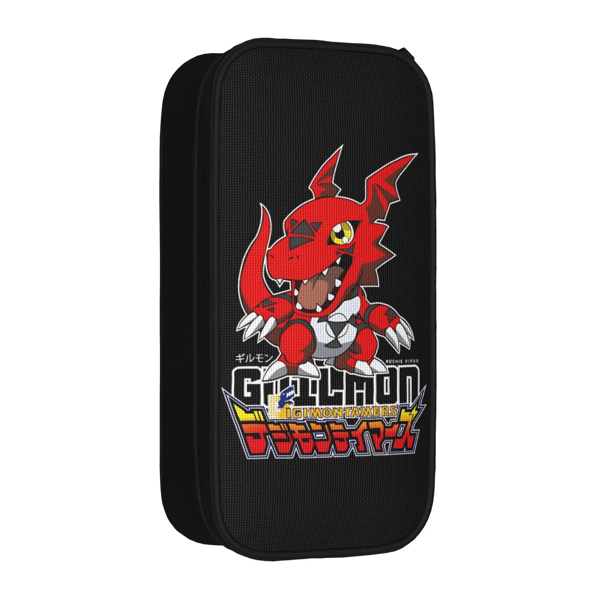 

Digital Monster Digimon tamers guilmon Pencil Cases Classic Pen Box Pencil Bags Girls Boys Students School Gift Pencilcases