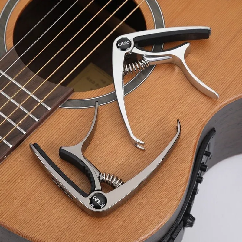 

Guitar Capo Metal 1PCS Zinc Alloy Guitar Tuner Clamp Professional Key Trigger Capo for Acoustic Electric Musical Instruments