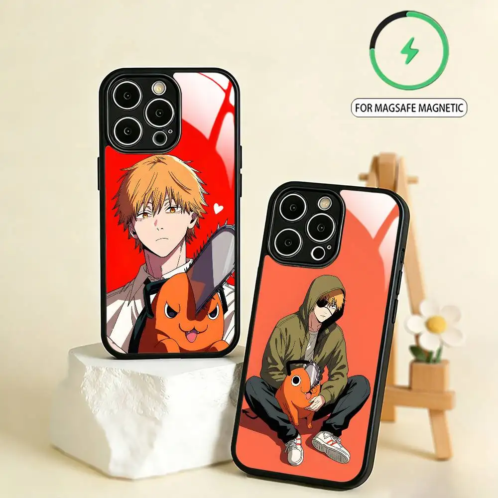 

C-Cool MAN DENJI Phone Case For iPhone17,16,15,14,13,12,11 Plus,Pro Max Magnetic For Magsafe Wireless Charging