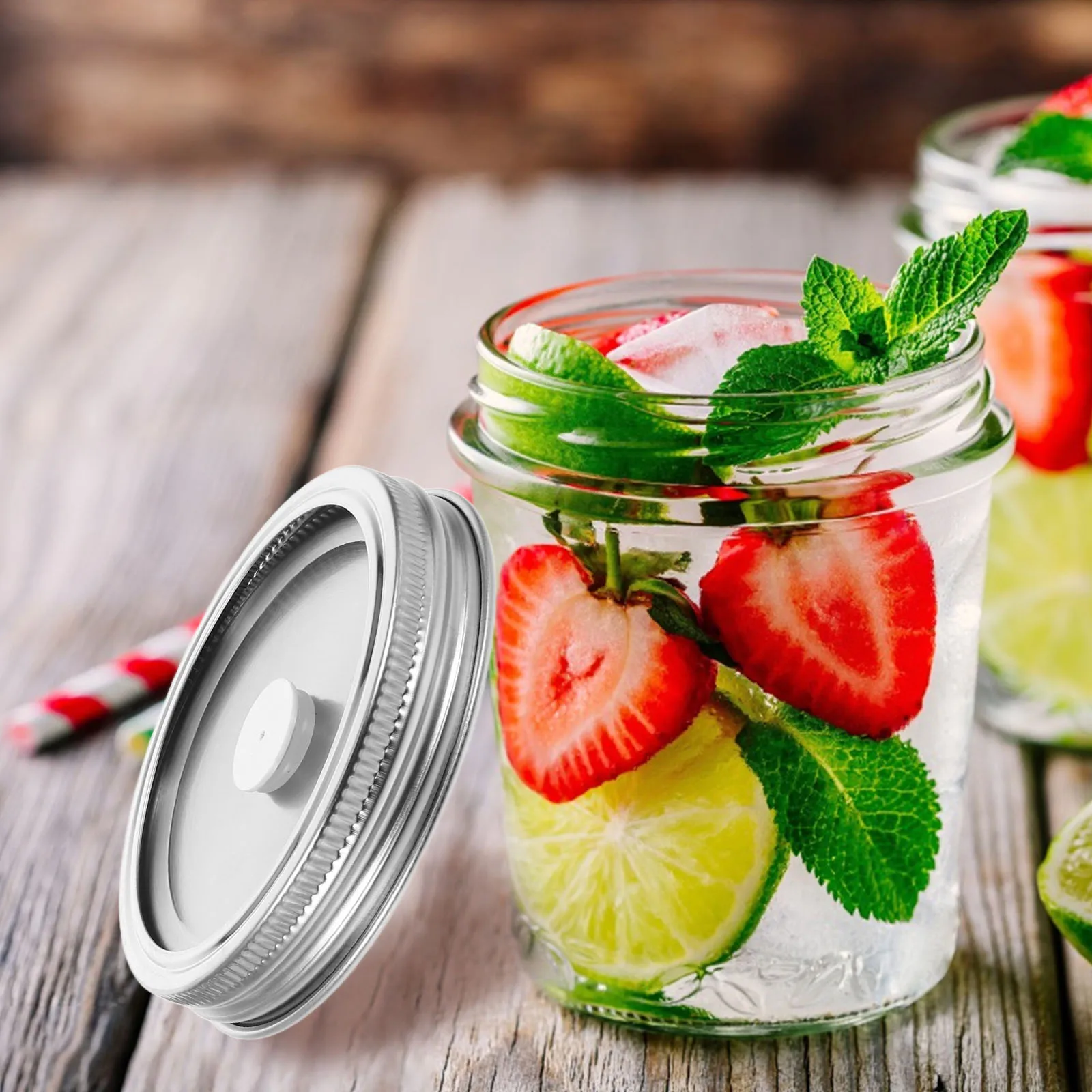 304 الفولاذ المقاوم للصدأ جرة فراغ السدادة عدة فراغ ختم غطاء ل ميسون الجرار تعليب لوازم تخزين المواد الغذائية تعليب الإمدادات #5