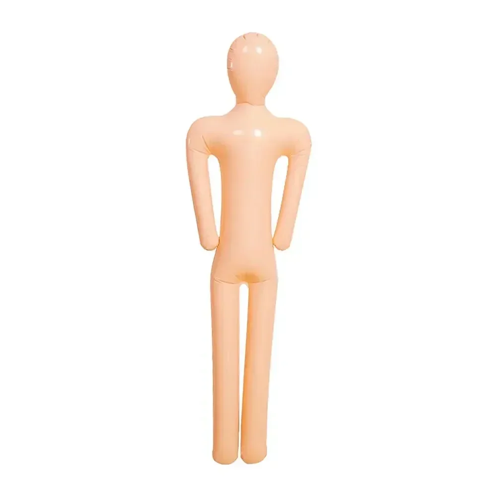 Life Size Inflatable Mannequin 4 9ft Height Perfect for Halloween Decoration Reliable PVC Material Scary Props