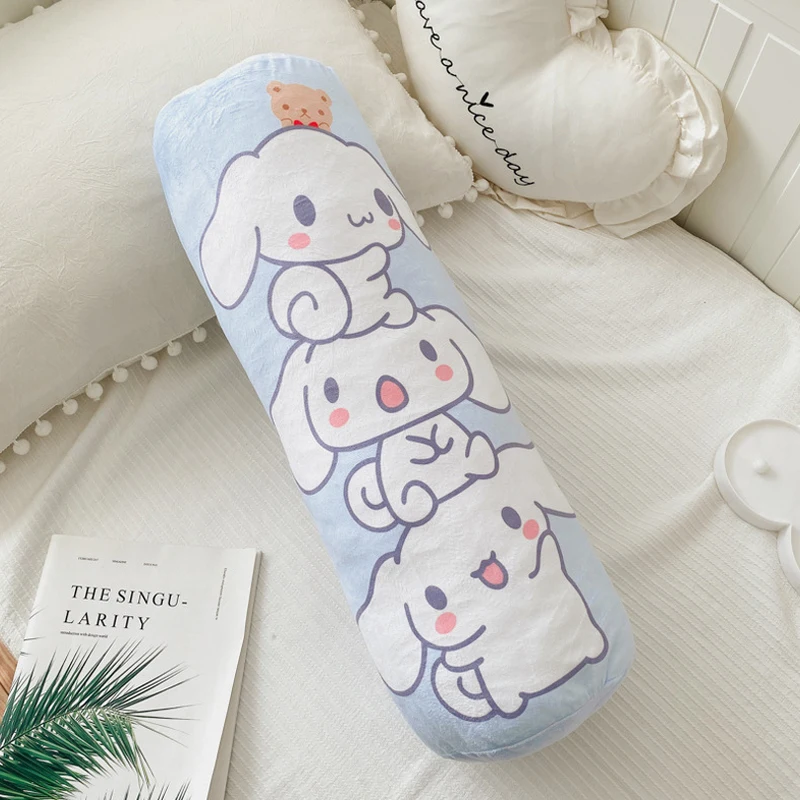 Sanrios Cinnamoroll Kuromi kreskówka śliczna pluszowe wypełnione poduszka lalka Anime poduszka na sofę dekoracja urodzinowy prezent świąteczny dla przyjaciół