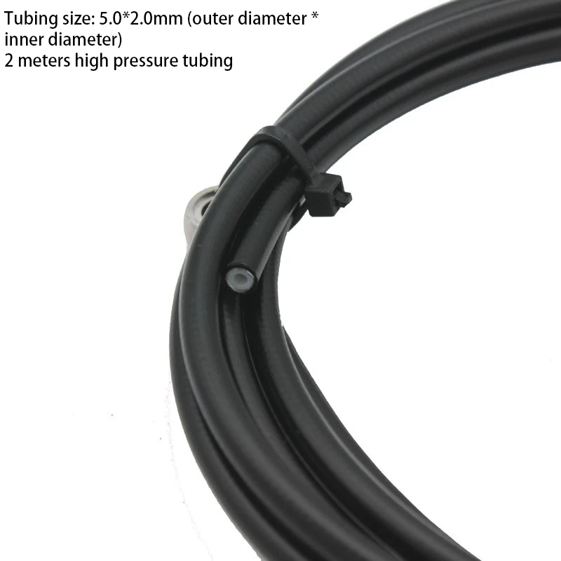 Cable de freno de disco de aceite de bicicleta, manguera de freno de tubo de aceite de freno de disco de bicicleta de 2M con inserto de conexión para SRAM GUIDE R/RS/G2