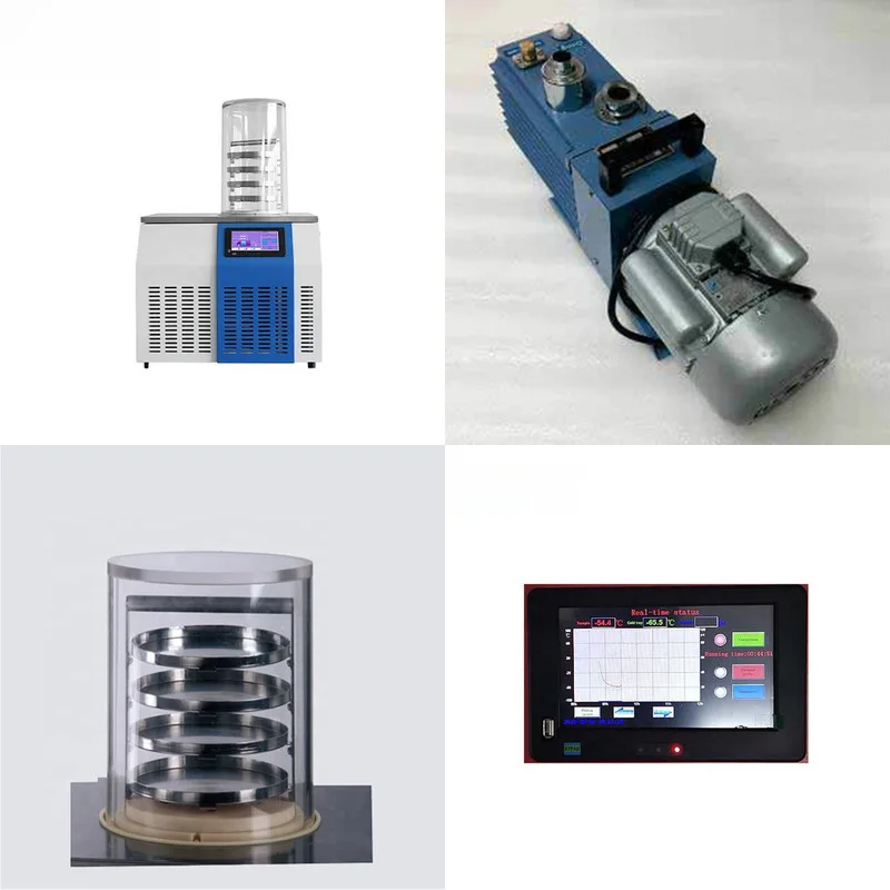 

Desktop Manifold Commercial Laboratory Automatic Freeze Dryer Experimental Food, Fruits And Vegetables, Freeze-drying Machine
