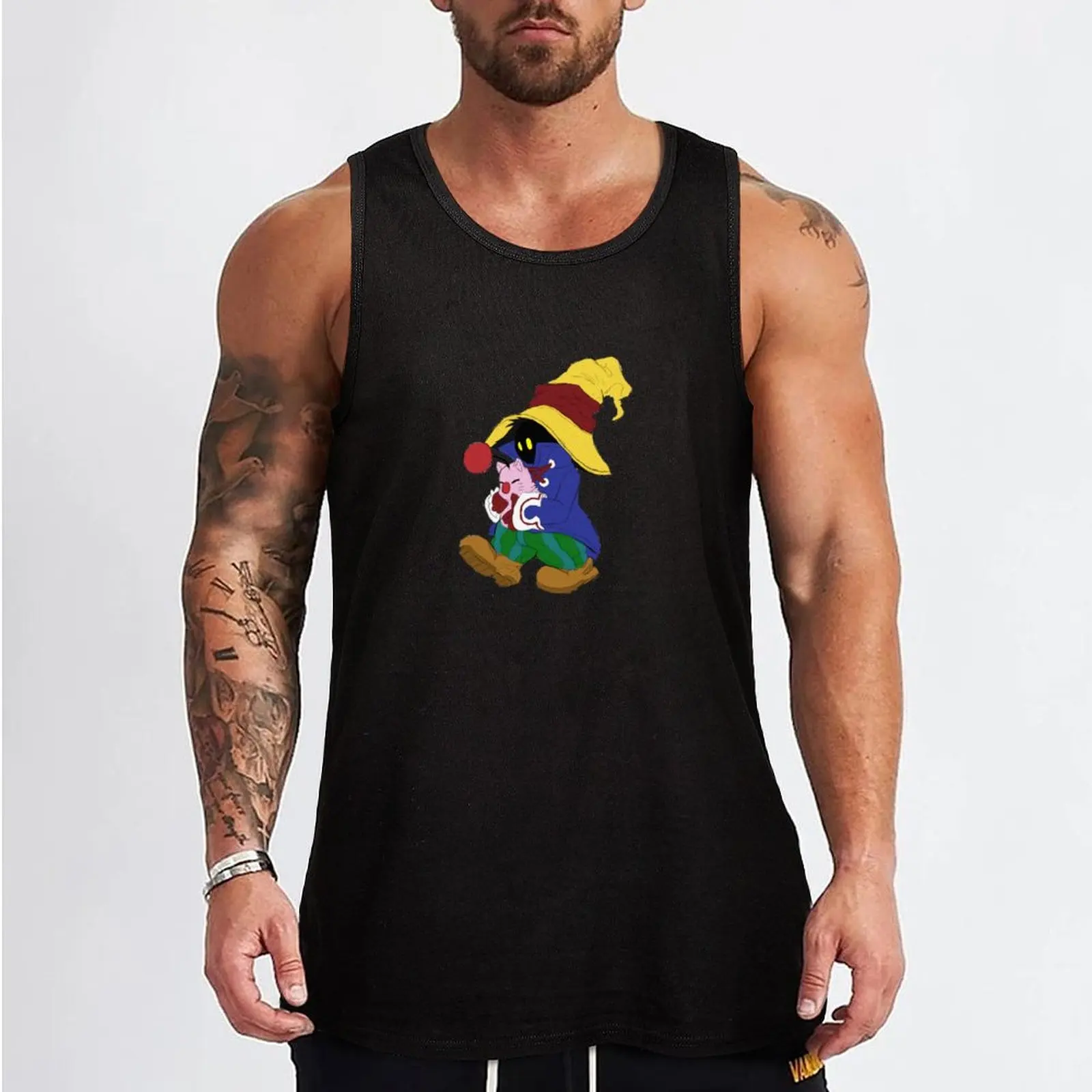 Cuddles with Vivi from FF9 Tank Top Men's gym t-shirt Man summer clothes sleeveless jackets Men's summer clothes 2025