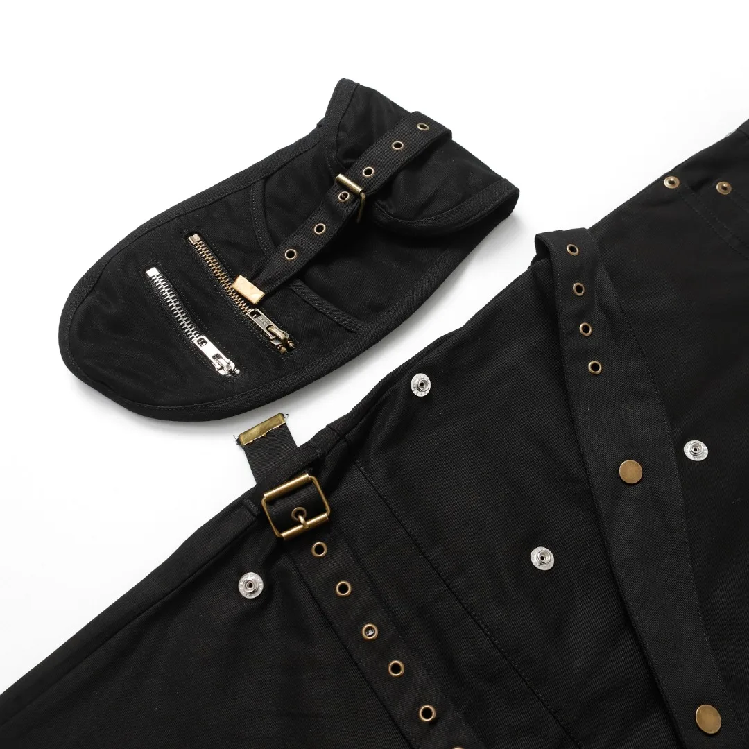 Celana Olahraga Antik Bertali Banyak Saku Hitam Celana Kargo Overall Serut Kualitas Terbaik Pria Wanita Jogger