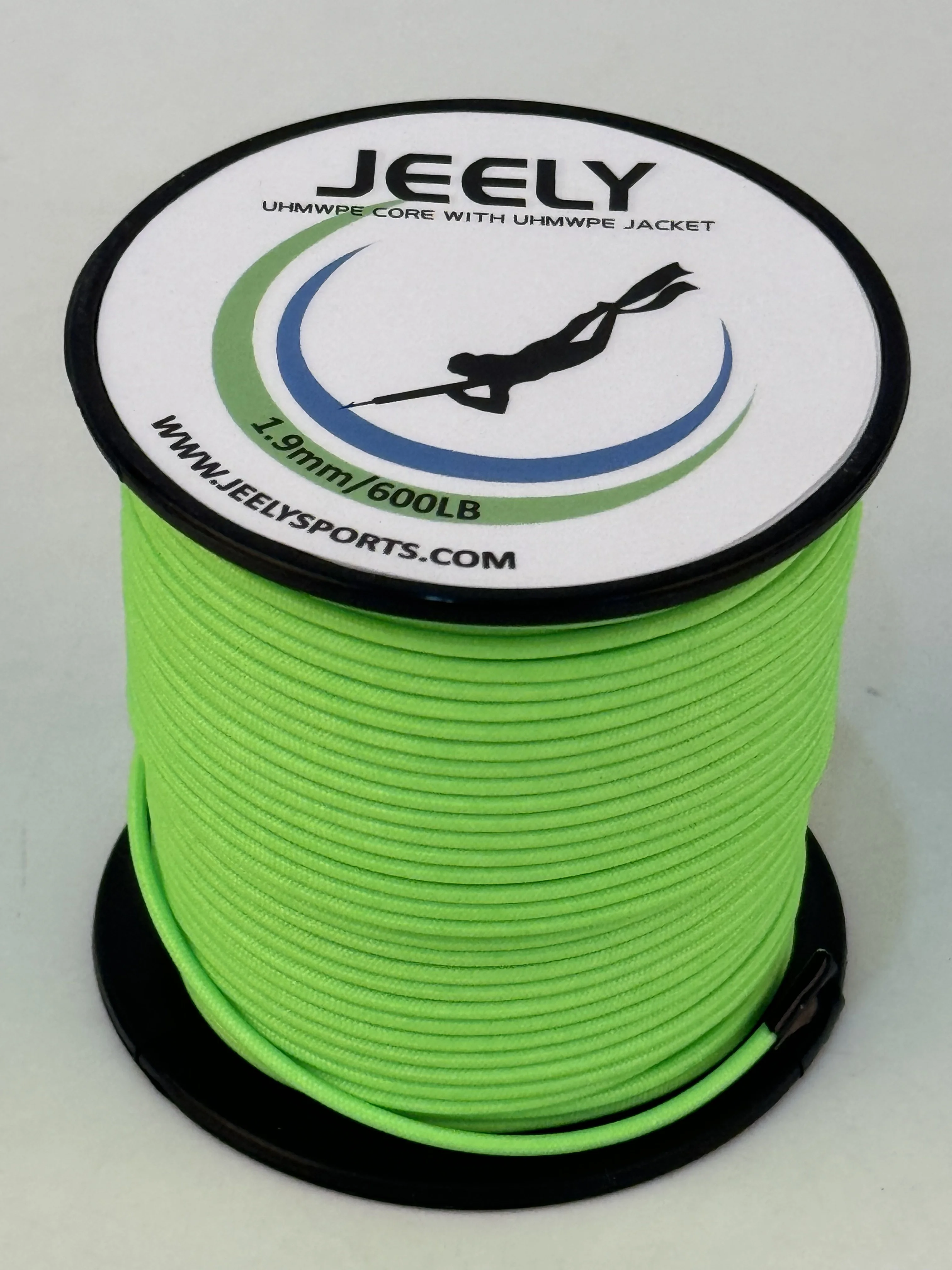 Jeely 50m 1.9mm 600lb UHMWPE Jacket Rope Spearfishing Line