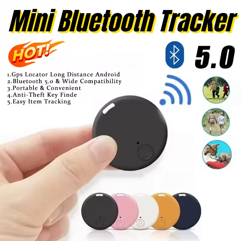 

New Tracker Bluetooth 5.0 GPS Air Tag Anti-Lost Device Pet Kids Bag Wallet Tracking For IOS Android Smart Finder Locator